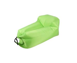 Inflatable Airpod Air Chair Lazy Bag Camping Portable Sofa Beach Couch Green