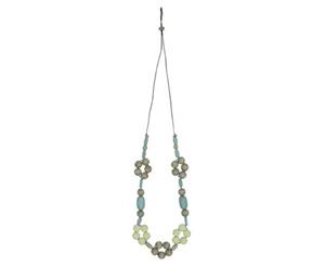 KAJA Clothing DAISY - Necklace Grey Multi Wood beads