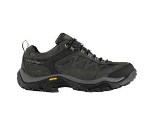Karrimor Mens Aspen Low Walking Shoes Waterproof Lace Up Breathable Vibram - Charcoal