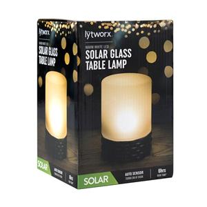 Lytworx Solar Glass Table Lamp