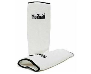 MORGAN Martial Arts MMA Forearm Guards Arm Protector Pads - White