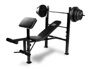 Marcy Pro Weight Bench with Weight Set