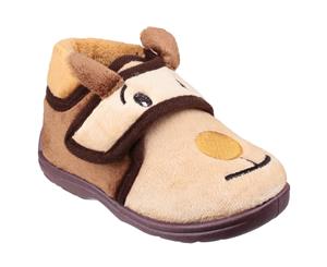 Mirak Childrens Kids Farm Animal Slippers (Bear) - FS3246