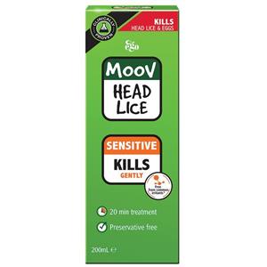 Moov Head Lice Sensitive 200Ml - Lice/Nits