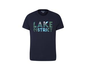 Mountain Warehouse Lake District Tee - Breathable & Lightweight - Blue