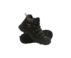 Mountain Warehouse Mens Waterproof Hiking Boots Walking Trekking Camping Boot - Black