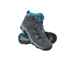 Mountain Warehouse Women's Fully Waterproof Boots with Suede and Mesh Upper - Teal