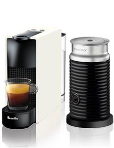 NESPRESSO BEC250WHT Essenza Mini Bundle Coffee Machine