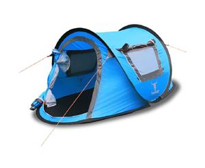 One Touch Easy Set Up Popup Pop Up Instant 2 Person Tent Uv Protect Automatic Bl