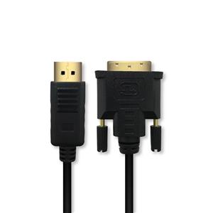 Partlist PL-DPDVI1M 1 Meter DisplayPort to DVI Male Cable