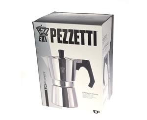 Pezzetti Aluminium Moka Espresso Coffee Maker - 9 Cup