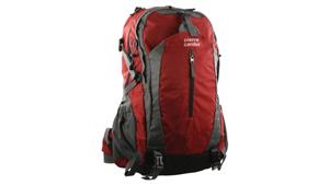 Pierre Cardin Adventure Lightweight Nylon Laptop Backpack - Red