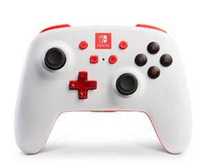 PowerA Nintendo Switch Enhanced Wireless Controller - White/Red/Black