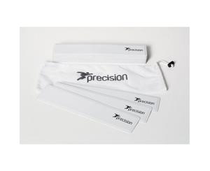 Precision Rectangular Shaped Rubber Markers White (Set of 15)