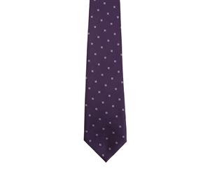 Premier Mens Woven Squares Work Tie (Purple) - RW1160