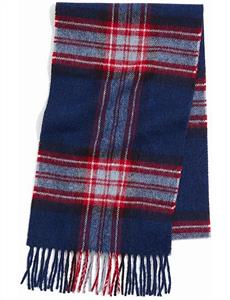 Red Check Moon Scarf