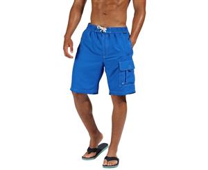 Regatta Mens Hotham III Quick Dry Swim Beach Board Shorts - Oxford Blue