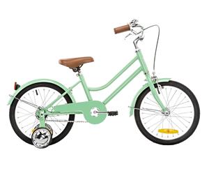 Reid 16 Girls Vintage Bike Retro Classic Bike Training Wheels - Mint Green