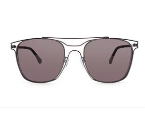 Remy Gloss Black Sunglasses - OM Solid Base Grey