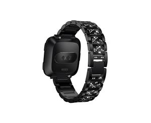 Replacement Band for Fitbit Versa with Rhinestones-Black