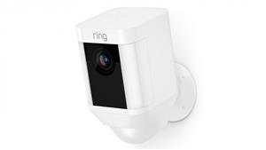 Ring Spotlight Cam Battery Security Camera - White