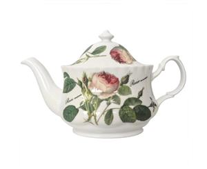 Roy Kirkham Small Oval Teapot Redoute Rose
