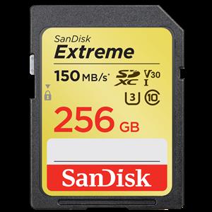 SanDisk Extreme (SDSDXV5-256G-GNCIN) SDXC SDXV5 256GB V30 U3 C10 UHS-I 150MB/s