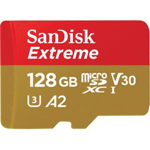 Sandisk - SDSQXA1-128G-GN6MA - 128GB EXTREME  microSD  UHS-I CARD