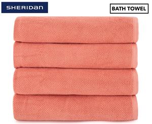 Sheridan Austyn Bath Towel 4-Pack - Raw Sienna