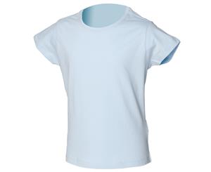 Skinni Minni Girls Stretch T-Shirt (Light Blue) - RW1416