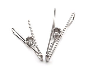Stainless Steel Infinity Clothes Pegs Large Size - 100 Pack