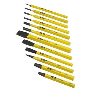 Stanley 12 Piece Chisel And Punch Set