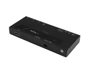 StarTech 4-Port 4K HDMI switch with fast switching and auto-sensing