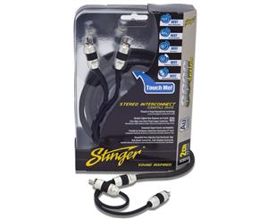 Stinger SI8217 2-Channel RCA Audio Signal Cable