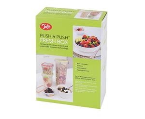 Tala Push and Push Set of 4 Storage Containers