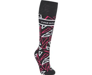 Trespass Womens/Ladies Shard Technical Support Polycotton Skiing Socks - Black