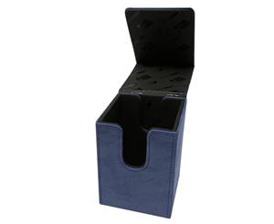ULTRA PRO DECK BOX Suede Alcove Flip Deck Box Sapphire