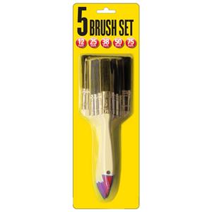 Uni Pro 12 - 75mm 5 Piece Paint Brush Set