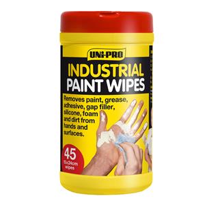 Uni-Pro Industrial Hand Paint Wipes - 45 Pack