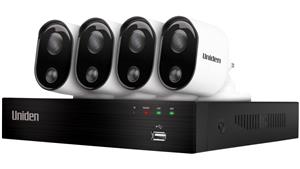Uniden Guardian 4 Channel DVR Security System with 4 Wired Bullet Camera