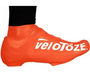 Velotoze Short Bike Shoe Covers Viz Orange 2016
