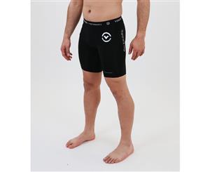 Virus - Co7 | CoolJade(TM) Men's Compression Shorts | Black/Silver