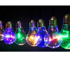 10 Lamp Bulbs String Light - Multicolor - Connectable