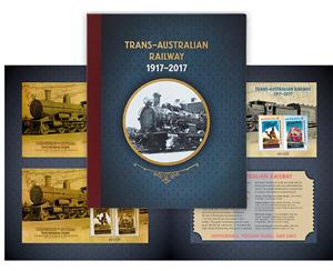 2017 Trans-Australian Railway Gold Minisheet Collection Limited to 200
