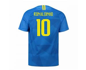 2018-2019 Brazil Away Nike Football Shirt (Ronaldinho 10)