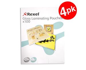 400pc Rexel A5 Laminating Pouches/Sheets 150 Micron f/Document/Photos Protection