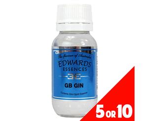 5 or 10 Pack Spirit Essence Flavour GB GIN 50ml Edwards Essence Home Brew