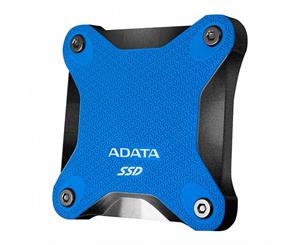 ADATA SD600Q Portable SSD 240GB  USB 3.2 Gen1 ( backward compatible with USB 2.0 ) Blue