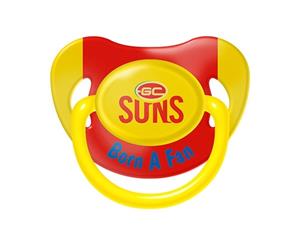 AFL Gold Coast Suns TEAM Logo Infant Baby Dummy Pacifier Baby