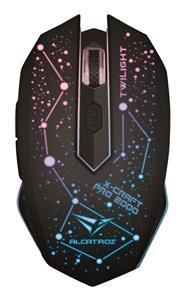 ALCATROZ X-Craft PRO Twilight 2000 (4800CPI) 7-Colour Graphic Lighting Gaming Optical Mouse